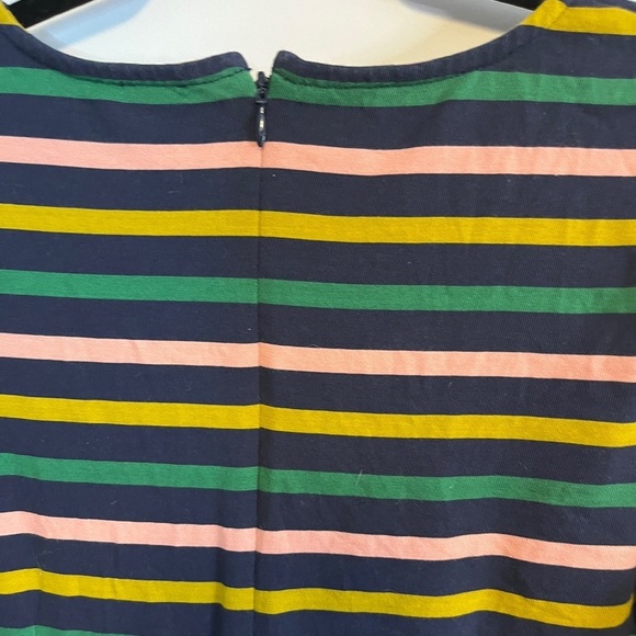 J.CREW Long-sleeve Striped Cotton Professional Sheath Midi Dress Sz 8 - Picture 6 of 11